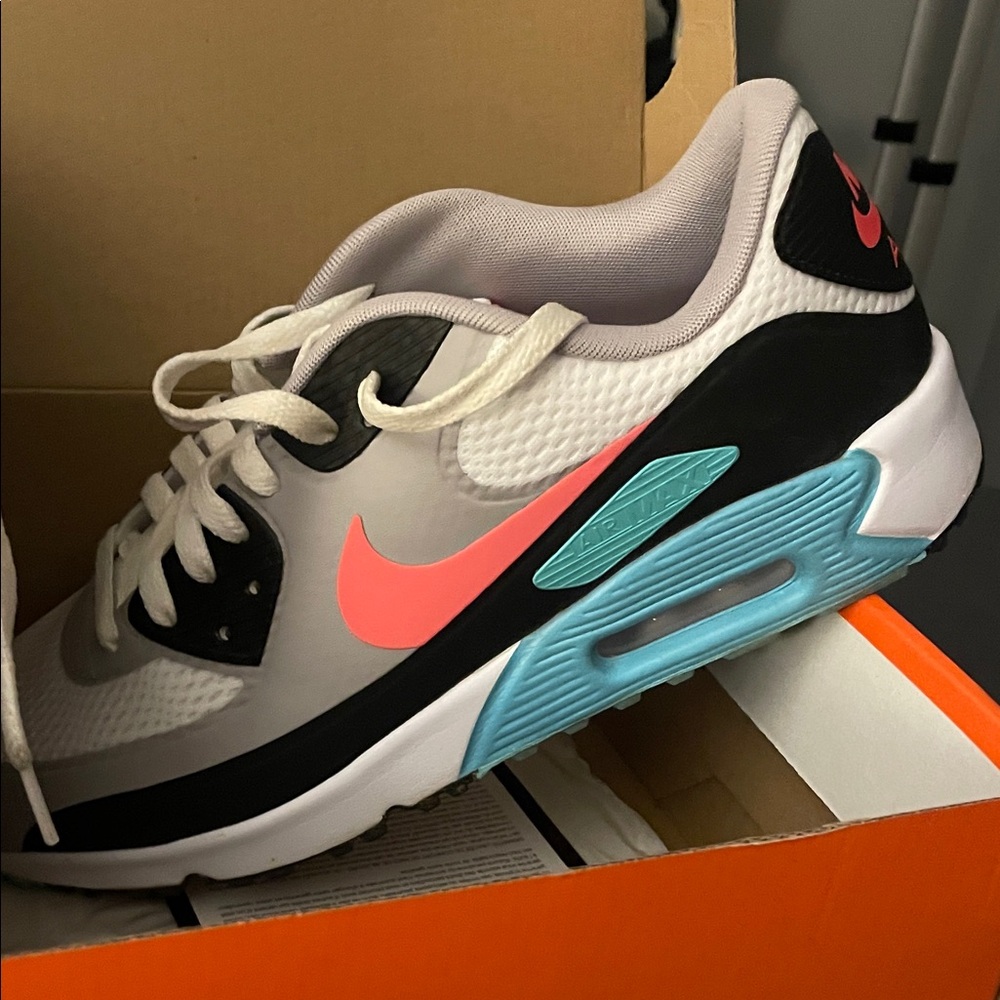 Nike Air Max with Pink and Blue Accents